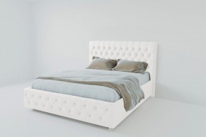 Кровать Версаль с ортопедическим основанием 800 (экокожа белая) в Асбесте - asbest.ok-mebel.com | фото