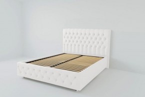 Кровать Версаль с ортопедическим основанием 800 (экокожа белая) в Асбесте - asbest.ok-mebel.com | фото 3
