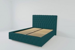 Кровать Версаль с ортопедическим основанием 800 (велюр бирюзовый) в Асбесте - asbest.ok-mebel.com | фото 1