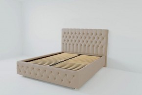 Кровать Версаль с ортопедическим основанием 800 (велюр светло-серый) в Асбесте - asbest.ok-mebel.com | фото