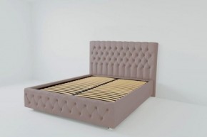 Кровать Версаль с ортопедическим основанием 800 (велюр темно-серый) в Асбесте - asbest.ok-mebel.com | фото 2