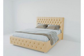 Кровать Версаль с ПМ 2000 (экокожа бежевая) в Асбесте - asbest.ok-mebel.com | фото