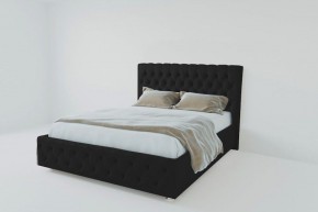 Кровать Версаль с ПМ 800 (экокожа кольт ч) в Асбесте - asbest.ok-mebel.com | фото 1