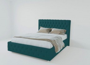 Кровать Версаль с ПМ 800 (велюр бирюзовый) в Асбесте - asbest.ok-mebel.com | фото 1