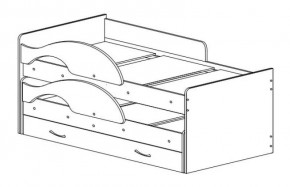 Кровать выкатная Радуга (Матрешка) 800*1600/1650 на щитах в Асбесте - asbest.ok-mebel.com | фото 2