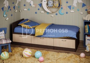 Кровать Юниор-5 ЛДСП в Асбесте - asbest.ok-mebel.com | фото