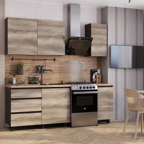 Кухня Энигма 1.6 м (венге/дуб каньон) в Асбесте - asbest.ok-mebel.com | фото