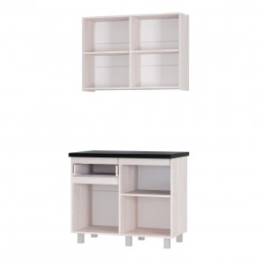 Кухня Тренд 1.0 м (Ясень белый) в Асбесте - asbest.ok-mebel.com | фото 2