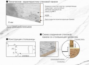 Кухонный фартук со столешницей (А-010) в едином стиле (3050 мм) в Асбесте - asbest.ok-mebel.com | фото 6