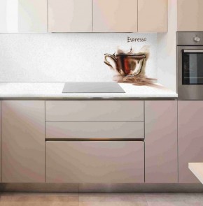 Кухонный фартук со столешницей (А-012) в едином стиле (3050 мм) в Асбесте - asbest.ok-mebel.com | фото