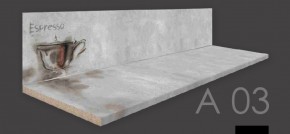 Кухонный фартук со столешницей (А-03) в едином стиле (3050 мм) в Асбесте - asbest.ok-mebel.com | фото 2
