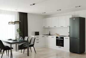 Кухонный гарнитур Белый Глянец 2600*1600 (Стол. 26мм) в Асбесте - asbest.ok-mebel.com | фото