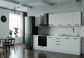 Кухонный гарнитур Белый Глянец 2800 (Стол. 38мм) в Асбесте - asbest.ok-mebel.com | фото