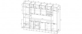 Кухонный гарнитур Бланка 3400 (Стол. 38мм) в Асбесте - asbest.ok-mebel.com | фото 2