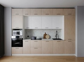 Кухонный гарнитур Демо 3400 (Стол. 38мм) в Асбесте - asbest.ok-mebel.com | фото