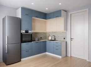 Кухонный гарнитур Фьюжн 2200*1700 (Стол. 26мм) в Асбесте - asbest.ok-mebel.com | фото