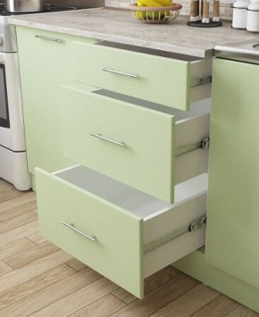 Кухонный гарнитур Флоренс Грин (1800) в Асбесте - asbest.ok-mebel.com | фото 2