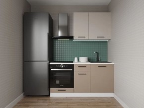 Кухонный гарнитур Каппучино 1600 (Стол. 38мм) в Асбесте - asbest.ok-mebel.com | фото