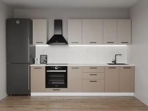 Кухонный гарнитур Каппучино 2800 (Стол. 38мм) в Асбесте - asbest.ok-mebel.com | фото