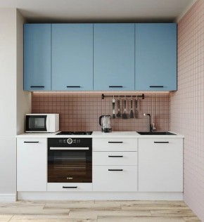 Кухонный гарнитур Капри 2200 h950 (Стол. 38мм) в Асбесте - asbest.ok-mebel.com | фото
