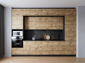 Кухонный гарнитур Крафт 3400 (Стол. 38мм) в Асбесте - asbest.ok-mebel.com | фото