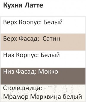 Кухонный гарнитур Латте 1000 (Стол. 26мм) в Асбесте - asbest.ok-mebel.com | фото 3