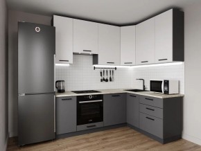 Кухонный гарнитур Меренга 2200*1600 h950 (Стол. 26мм) в Асбесте - asbest.ok-mebel.com | фото