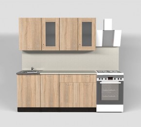 Кухня Симона Демо 1700 (Венга/Дуб Сонома) в Асбесте - asbest.ok-mebel.com | фото 7