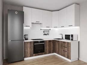 Кухонный гарнитур Старое Дерево 2200*1600 h950 (Стол. 26мм) в Асбесте - asbest.ok-mebel.com | фото