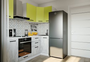 Кухонный гарнитур угловой Гарда 2200х1000 (Стол. 38мм) в Асбесте - asbest.ok-mebel.com | фото