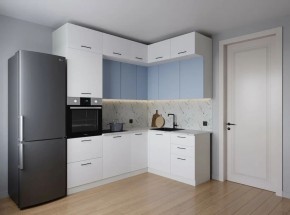 Кухонный гарнитур угловой Капри 2200*1700 (Стол. 26мм) в Асбесте - asbest.ok-mebel.com | фото