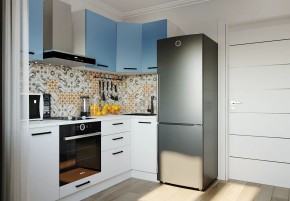 Кухонный гарнитур угловой Капри 2200х1000 (Стол. 38мм) в Асбесте - asbest.ok-mebel.com | фото