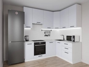 Кухонный гарнитур угловой Смоки 2200*1600 h950 (Стол. 26мм) в Асбесте - asbest.ok-mebel.com | фото