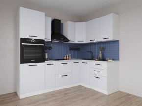 Кухонный гарнитур угловой Смоки 2400*1600 (Стол. 26мм) в Асбесте - asbest.ok-mebel.com | фото