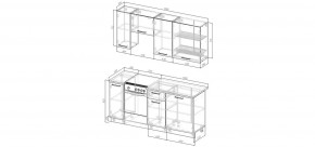 Кухонный гарнитур Умбра 1800 (Стол. 38мм) в Асбесте - asbest.ok-mebel.com | фото 2