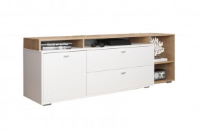 ЛАНС Комод-тумба К202  (дуб бунратти/белый) в Асбесте - asbest.ok-mebel.com | фото