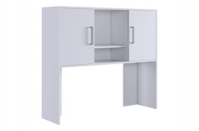 ЛАЙТ 2 Надстройка стола компьютерного (1200) белый в Асбесте - asbest.ok-mebel.com | фото