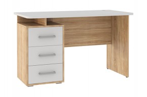 ЛАЙТ 2 Стол компьютерный (1200)  дуб сонома/белый в Асбесте - asbest.ok-mebel.com | фото