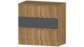 ЛЕНОРА Комод 3 ящика (графит) в Асбесте - asbest.ok-mebel.com | фото