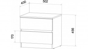 ЛЕНОРА Спальный гарнитур (модульный) графит в Асбесте - asbest.ok-mebel.com | фото 7