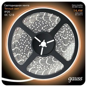 Лента светодиодная Gauss Gauss 312000114 в Асбесте - asbest.ok-mebel.com | фото