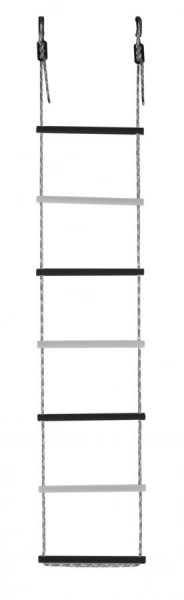 Лестница веревочная 7 перекладин цв.черный, белый D=25  в Асбесте - asbest.ok-mebel.com | фото