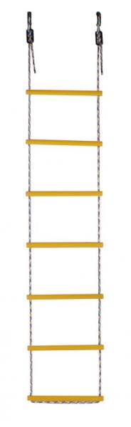 Лестница веревочная 7 перекладин цв.желтый D=25  в Асбесте - asbest.ok-mebel.com | фото