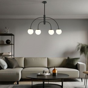 Люстра на штанге Eurosvet Cenacolo 30179/4 черный в Асбесте - asbest.ok-mebel.com | фото 2