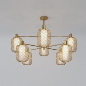 Люстра на штанге Eurosvet Voile 30192/8 золото в Асбесте - asbest.ok-mebel.com | фото 2