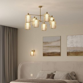 Люстра на штанге Eurosvet Voile 30192/8 золото в Асбесте - asbest.ok-mebel.com | фото 3