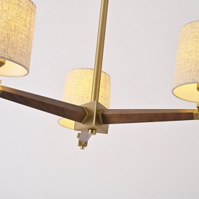 Люстра на штанге Imperiumloft Jorgenson Beige/Dark wood STAVRA01 в Асбесте - asbest.ok-mebel.com | фото 13