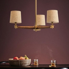 Люстра на штанге Imperiumloft Jorgenson Beige/Dark wood STAVRA01 в Асбесте - asbest.ok-mebel.com | фото 9
