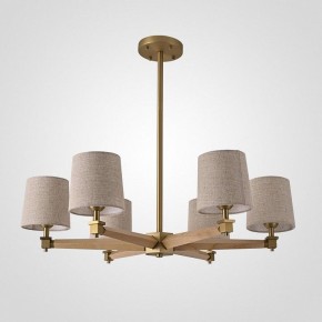 Люстра на штанге Imperiumloft Jorgenson Beige/Light wood STAVRA01 в Асбесте - asbest.ok-mebel.com | фото