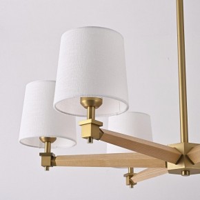 Люстра на штанге Imperiumloft Jorgenson White/Light wood STAVRA01 в Асбесте - asbest.ok-mebel.com | фото 11